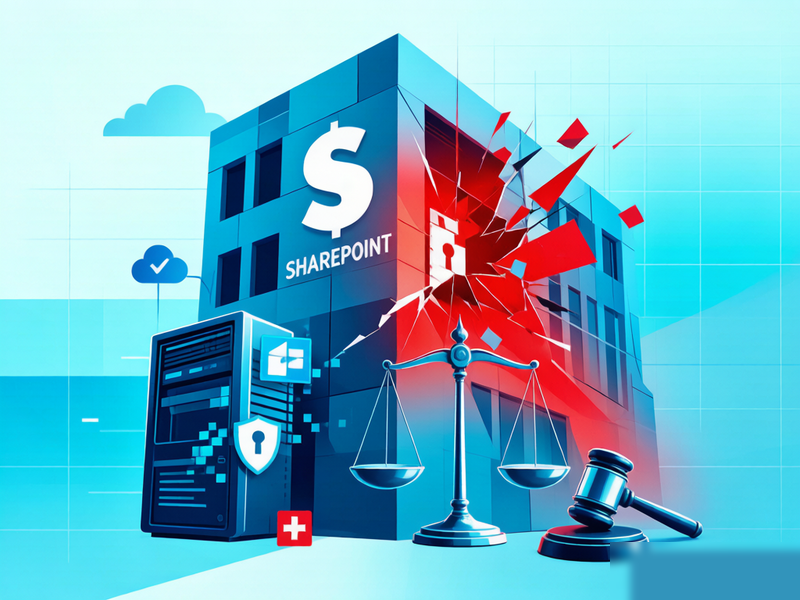 瑞士联邦信息技术办公室BIT遭网络攻击：约200个账户因SharePoint漏洞被攻破，政府机构成供应链安全警戒样本